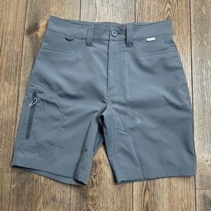 Simms Skiff Shorts Fishing Gray NWT Mens Size 30 Quick Dry Outdoor Utility